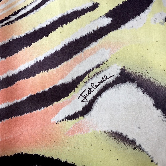Roberto Cavalli Silk Logo Pillow - Picture 4 of 6